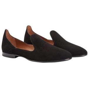 Aquatalia Emmaline Suede Leather Slip On Flats
Loafer, Black